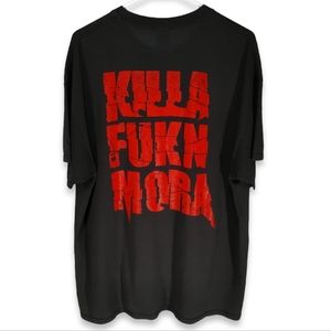 Killamora Band T Shirt Mens Size XL Black Red Short Sleeve Gothic Rock Metal Tee